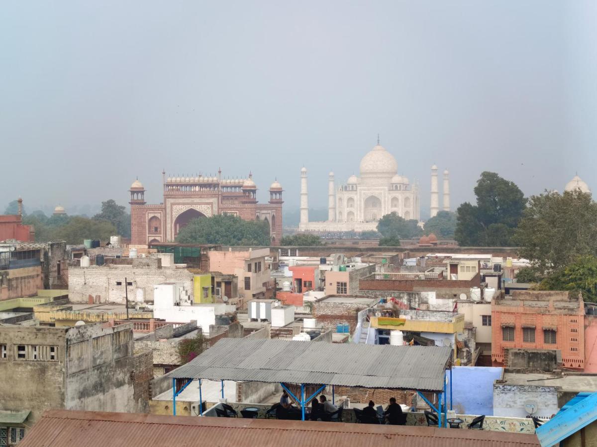 Hotel India Inn Walking Distance From Taj Mahal-- Rooftop Taj Mahal View Агра Екстер'єр фото